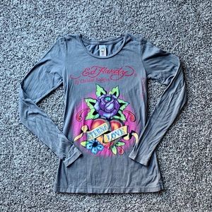 Ed Hardy Long Sleeve Tee XS